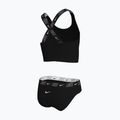 Дитячий роздільний купальник Nike Logo Tape Crossback Midkini чорний 2