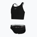 Дитячий роздільний купальник Nike Logo Tape Crossback Midkini чорний 3