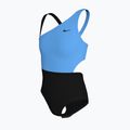 Асиметричний дитячий купальник монокіні Nike Color Block чорний 3