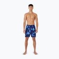 Шорти для плавання чоловічі Nike Fine Floral 7" Volley midnight navy 5