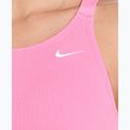 Купальник суцільний жіночий Nike Hydrastrong Solid pink glow 4