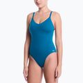 Купальник суцільний жіночий Nike Essential V-Neck green abyss