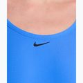 Купальник суцільний жіночий Nike Logo Tape Fastback blue crystal 4