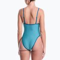 Купальник суцільний жіночий Nike Ocean Bound Ripple Texture Square Neck bleached turquoise 3