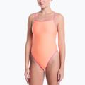 Купальник суцільний жіночий Nike Ocean Bound Ripple Texture Square Neck pink glow