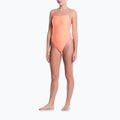 Купальник суцільний жіночий Nike Ocean Bound Ripple Texture Square Neck pink glow 2