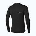 Лонгслів для бігу чоловічий Mizuno Tech Thermal Charge Breath Thermo Long Sleeve Tee black 2