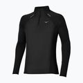 Лонгслів для бігу чоловічий Mizuno Active Dryaeroflow Hybrid Long Sleeve Top Black