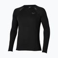 Лонгслів для бігу чоловічий Mizuno Active Dryaeroflow black