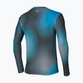 Лонгслів для бігу чоловічий Mizuno Core Graphic Long Sleeve Tee dark slate 2