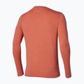 Лонгслів для бігу чоловічий Mizuno Core Impulse Long Sleeve Tee ginger 2