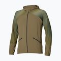 Куртка для бігу чоловіча Mizuno Active Alpha Hooded Jacket martini olive
