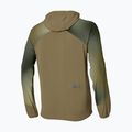 Куртка для бігу чоловіча Mizuno Active Alpha Hooded Jacket martini olive 2