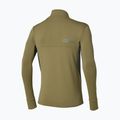 Кофта для бігу чоловіча Mizuno Active Warmalite Half Zip Long Sleeve Top martini olive 2