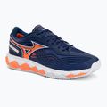 Кросівки тенісні чоловічі Mizuno Wave Enforce Tour 2 CC beacon blue/white/lava orange