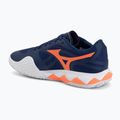 Кросівки тенісні чоловічі Mizuno Wave Enforce Tour 2 CC beacon blue/white/lava orange 3