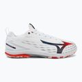 Кросівки тенісні чоловічі Mizuno Wave Drive Neo 4 white/insignia blue/orange 2