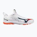 Кросівки тенісні чоловічі Mizuno Wave Drive Neo 4 white/insignia blue/orange 3