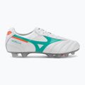 Кросівки футбольні Mizuno Morelia II Japan FG white/arcadia/lava orange 2