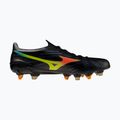 Кросівки футбольні Mizuno Alfa III Elite Mix black/lava orange/evening primrose 2