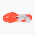 Кросівки волейбольні Mizuno Wave Lightning Elite flamingo coral/lava orange/white 4