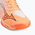 Кросівки волейбольні Mizuno Wave Lightning Elite Mid Flamingo Coral/Lava Orange/White 7