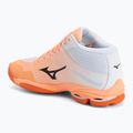 Кросівки волейбольні Mizuno Wave Lightning Pro Mid flamingo coral/carbon/white 3