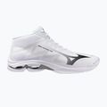 Кросівки волейбольні Mizuno Wave Lightning Pro Mid white/black/ultimate gray 2