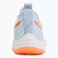Кросівки волейбольні жіночі Mizuno Wave Momentum Elite blue finch/white/lava orange 6