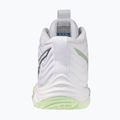 Кросівки волейбольні жіночі Mizuno Wave Momentum Elite Mid white/balsam green/ambrosia 3