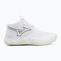 Кросівки волейбольні жіночі Mizuno Wave Momentum Elite Mid white/balsam green/ambrosia 2