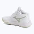 Кросівки волейбольні жіночі Mizuno Wave Momentum Elite Mid white/balsam green/ambrosia 3