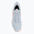 Кросівки волейбольні жіночі Mizuno Wave Momentum Pro blue finch/lava orange/flamingo coral 5