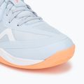 Кросівки волейбольні жіночі Mizuno Wave Momentum Pro blue finch/lava orange/flamingo coral 7