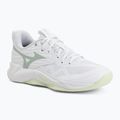 Кросівки волейбольні жіночі Mizuno Wave Momentum Pro white/aqua gray/ambrosia