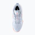 Кросівки волейбольні жіночі Mizuno Wave Momentum Pro Mid blue finch/lava orange/flamingo coral 5