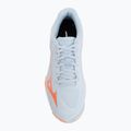 Кросівки волейбольні жіночі Mizuno Wave Lightning Pro blue finch/lava orange/flamingo coral 5