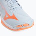 Кросівки волейбольні жіночі Mizuno Wave Lightning Pro blue finch/lava orange/flamingo coral 7