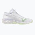 Кросівки волейбольні жіночі Mizuno Lightning Select Mid white/aqua gray/ambrosia