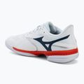 Кросівки тенісні чоловічі Mizuno Wave Exceed Court AC white/insignia blue/orange 3