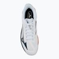 Кросівки тенісні чоловічі Mizuno Wave Exceed Court AC white/insignia blue/orange 5