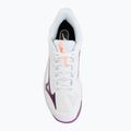 Кросівки тенісні жіночі Mizuno Wave Exceed Court AC white/dahlia/lava orange 5
