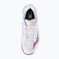 Кросівки тенісні жіночі Mizuno Wave Exceed Court AC white/dahlia/lava orange 5