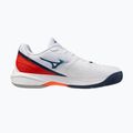 Кросівки тенісні чоловічі Mizuno Neo Ace AC white/insignia blue/orange 2