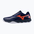 Кросівки тенісні чоловічі Mizuno Wave Enforce Court 2 CC beacon blue/lava orange/white 2