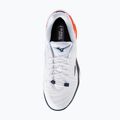 Кросівки тенісні чоловічі Mizuno Neo Ace CC white/insignia blue/orange 5