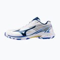 Кросівки для бадмінтону жіноче Mizuno Wave Claw 4 white/dazzling blue/stargazer