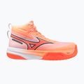 Кросівки волейбольні Mizuno Neo Jump Mid flamingo coral/lava orange/white