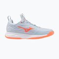 Кросівки волейбольні жіночі Mizuno Wave Luminous Elite blue finch/lava orange/flamingo coral 2