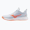 Кросівки волейбольні жіночі Mizuno Wave Luminous Pro blue finch/lava orange/flamingo coral